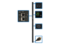 Eaton 3.7kW Single-Phase Switched PDU - LX Interface, 208/230V Outlets (20 C13 & 4 C19), C20/L6-20P, 0U, TAA