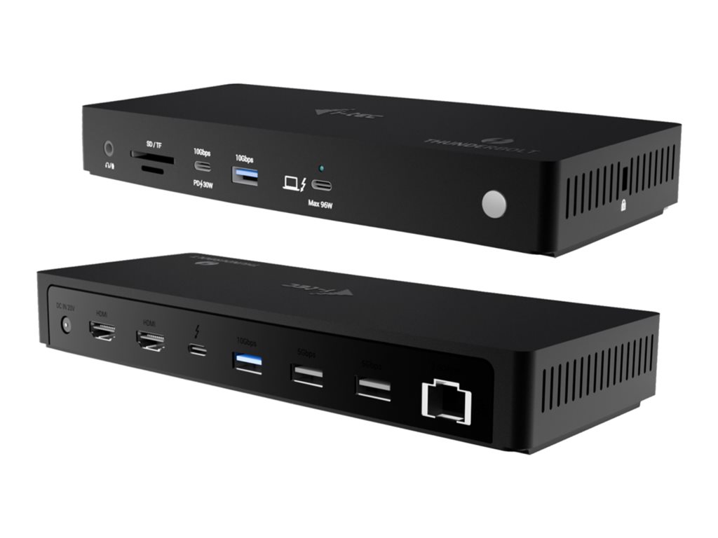 I-TEC Thunderbolt4 3x Display Docking Station, Power Delivery 96W