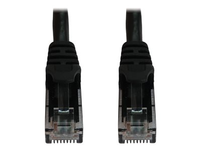 Eaton Tripp Lite Series Cat6a 10G Snagless Molded UTP Ethernet Cable (RJ45 M/M), PoE, Black, 1 ft. (0.3 m)