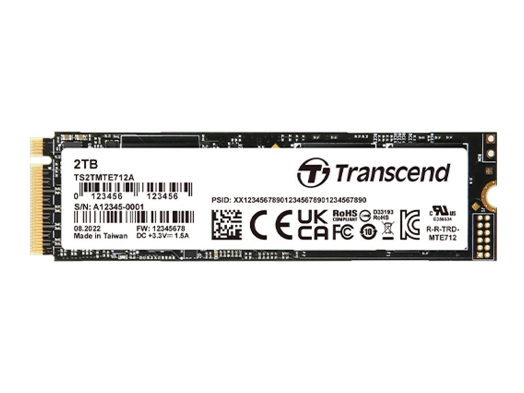 Transcend MTE712A-I SSD 1 TB PCIe 4.0 x4 Product shot Front 79650