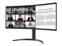 LG UltraWide 34WR55QC-B 34' 3440 x 1440 (UltraWide) HDMI DisplayPort USB-C 100Hz  Dockingskærm