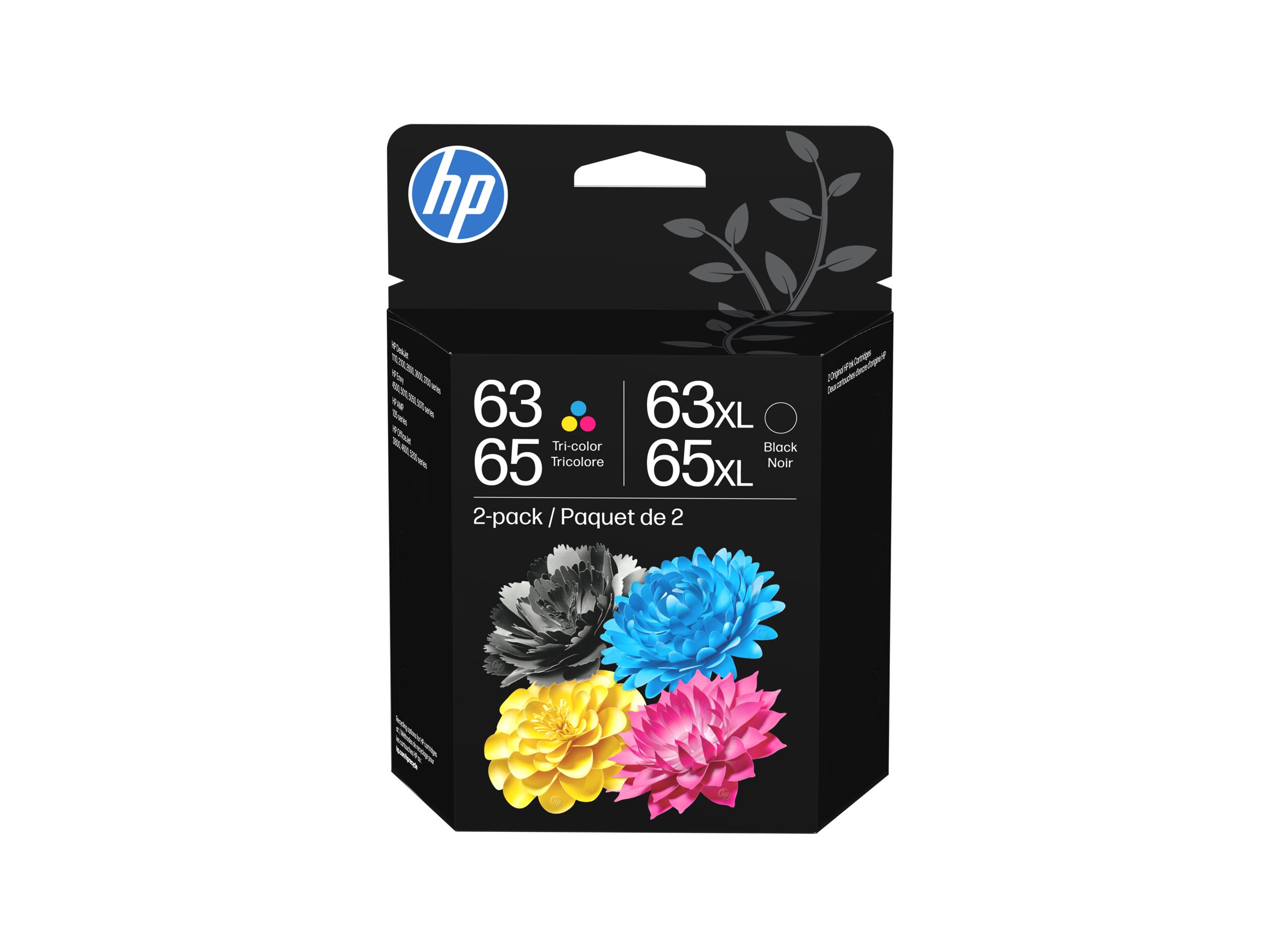 HP 63/65 Combo Pack - 2-pack