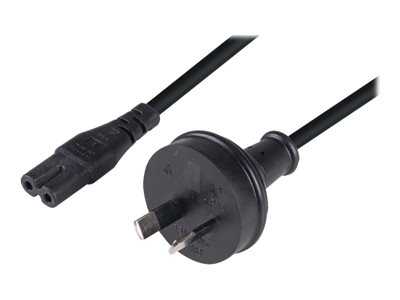 Dynamix power cable 2 pin power to power IEC 60320 C7 2 Product shot Right-angle 79250