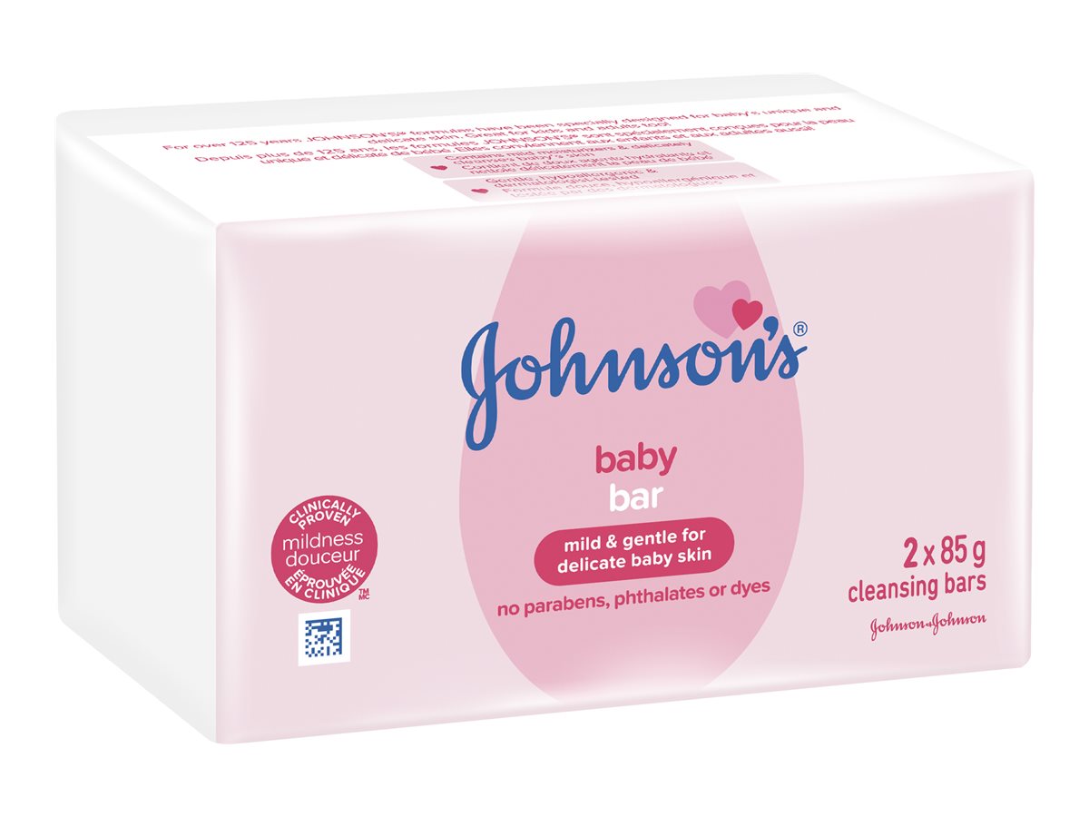 Johnson's Baby Bar Soap - 2 x 85g