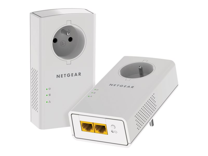 NETGEAR Powerline 2000 + Extra Outlet - adaptateur CPL - Branchement mural