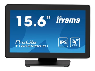 IIYAMA 39.5cm (15,6) T1633MSC-B1 16:9 Touch HDMI+DP+USB retail - T1633MSC-B1