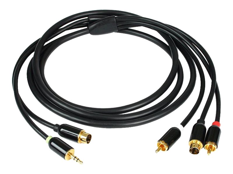 3ft (0.9m) Slim Aux 3.5mm Audio Cable - M/M, Audio Cables, AV Cables