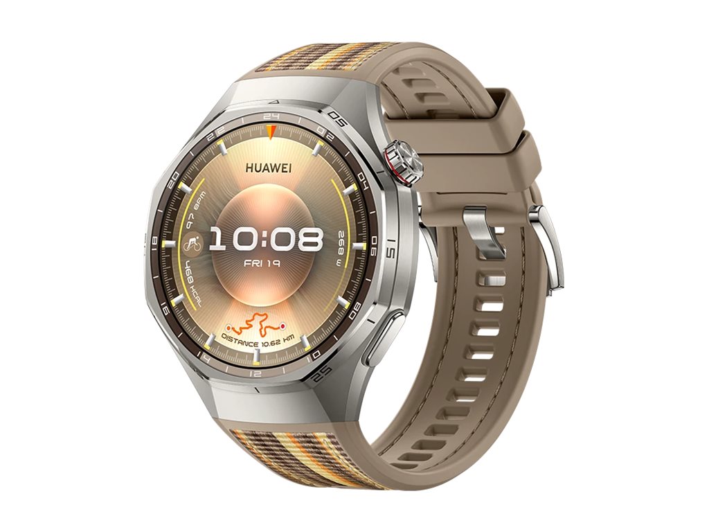 Huawei Watch GT 6 Pro titanium alloy smart watch with strap Product shot Back 78700