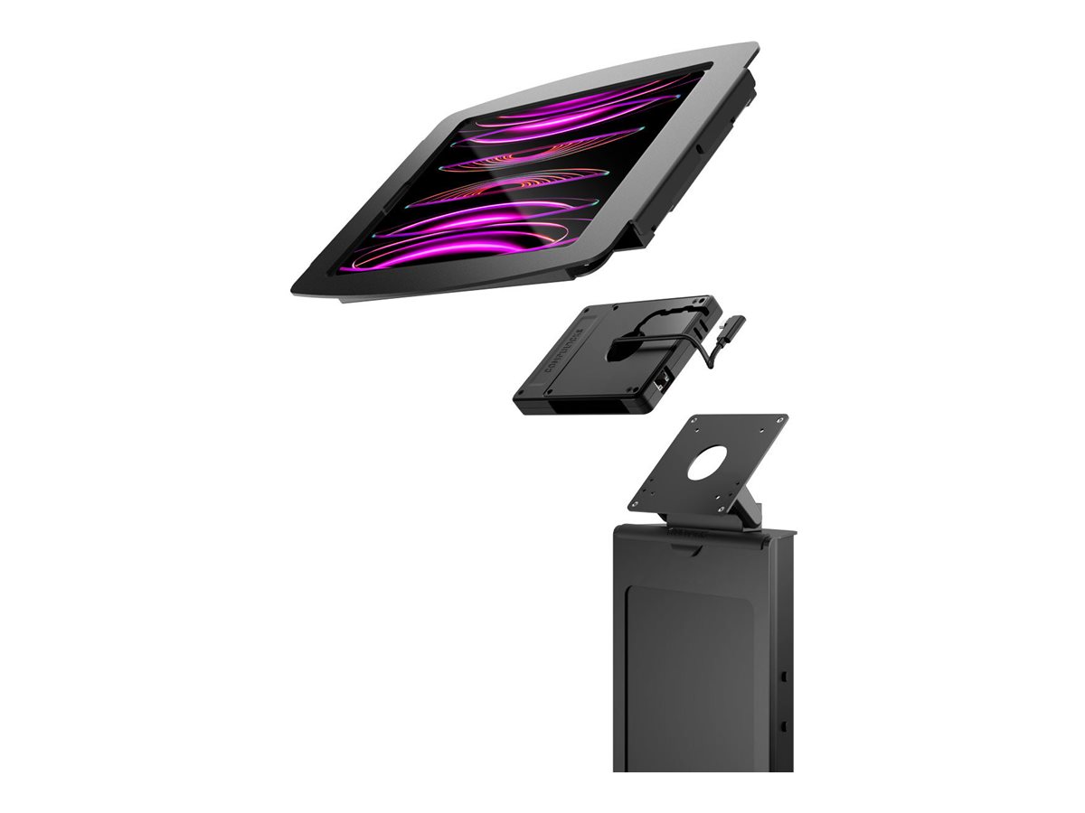 Compulocks iPad Pro 12.9" (3-6th Gen) Space Enclosure Brandable Floor Stand Plus Hub