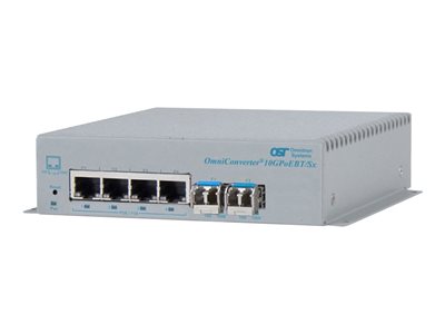 Omnitron OmniConverter 10GPoEBT/Sx 60W