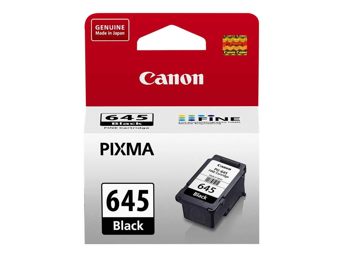 Canon PG-645 black original ink Product shot Front 79800
