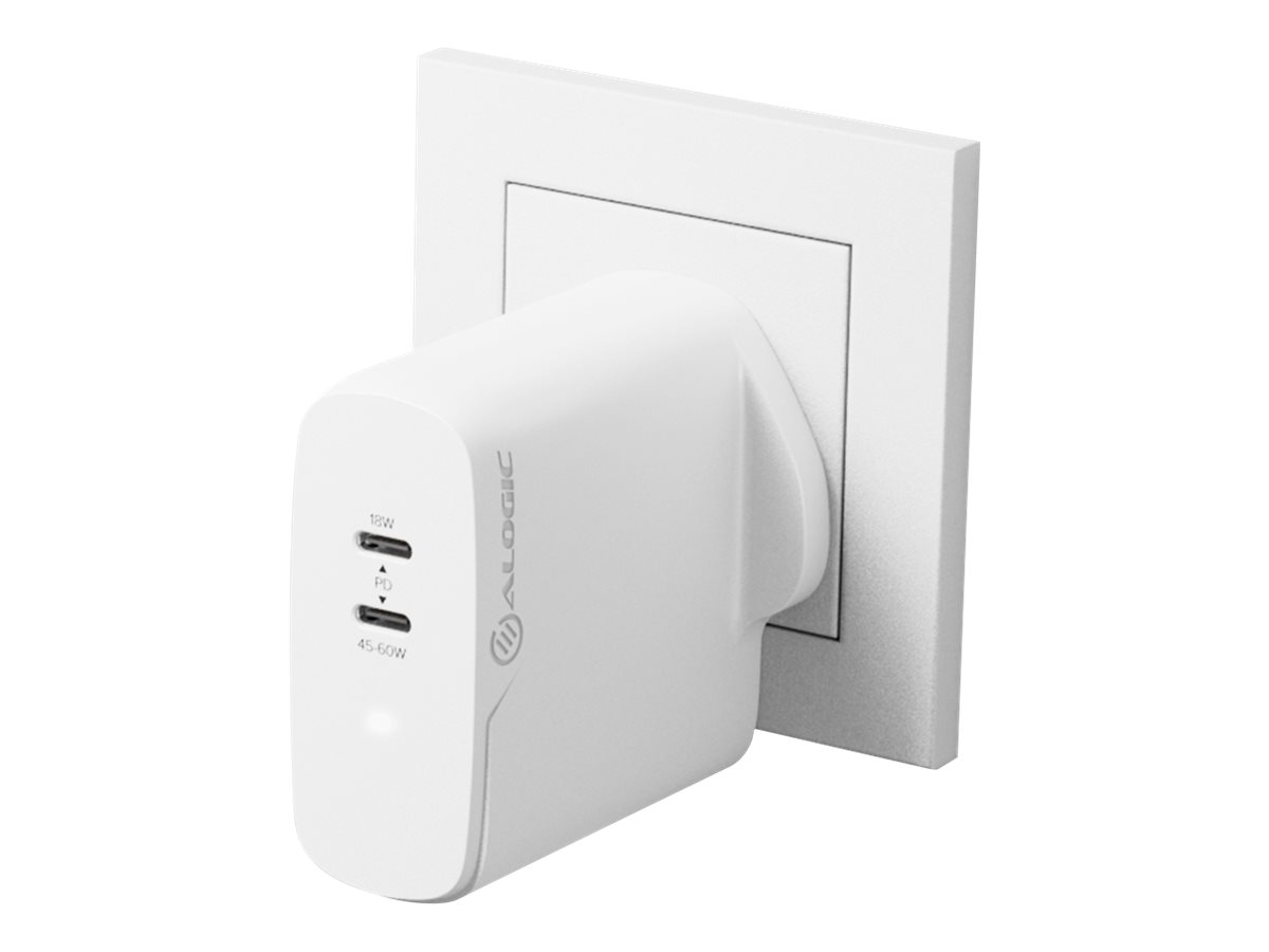 An image of ALOGIC 2X63 Rapid Power - power adapter - 63 Watt