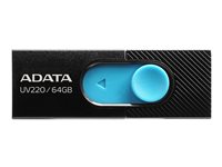 ADATA UV220 64GB USB 2.0 Sort Blå
