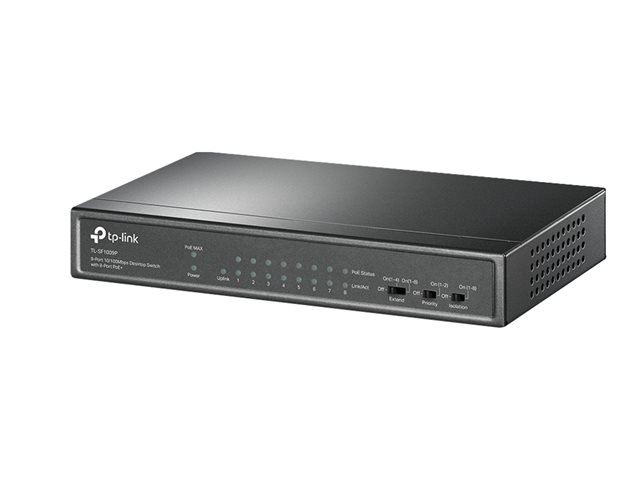 Image of TP-Link TL-SF1009P - switch - 9 ports - unmanaged