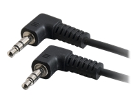 C2G 6ft 3.5mm Right Angled M/M Stereo Audio Cable