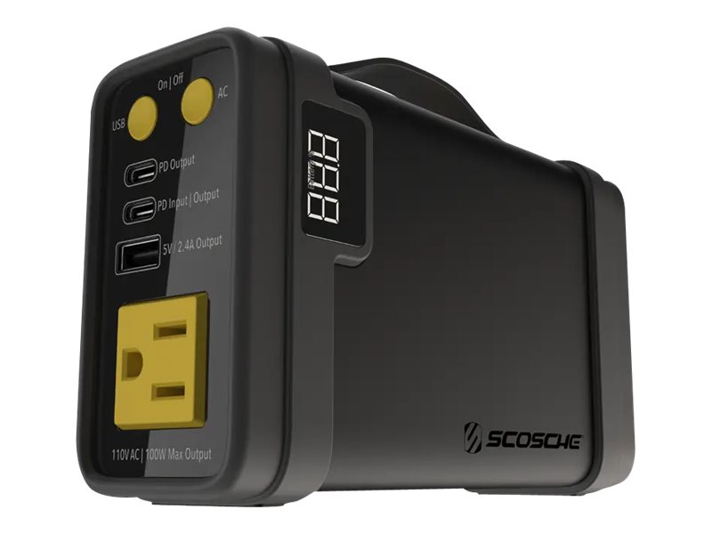 Scosche PowerUp 32K Portable Power Station - SC-PBPI-SP