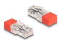 DeLOCK Netværk-konnektor Rød