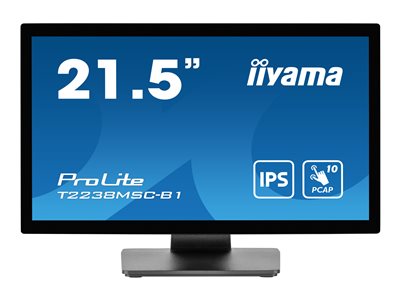 IIYAMA 54.5cm (21,5) T2238MSC-B1 16:9 M-Touch HDMI+DP+USB retail - T2238MSC-B1