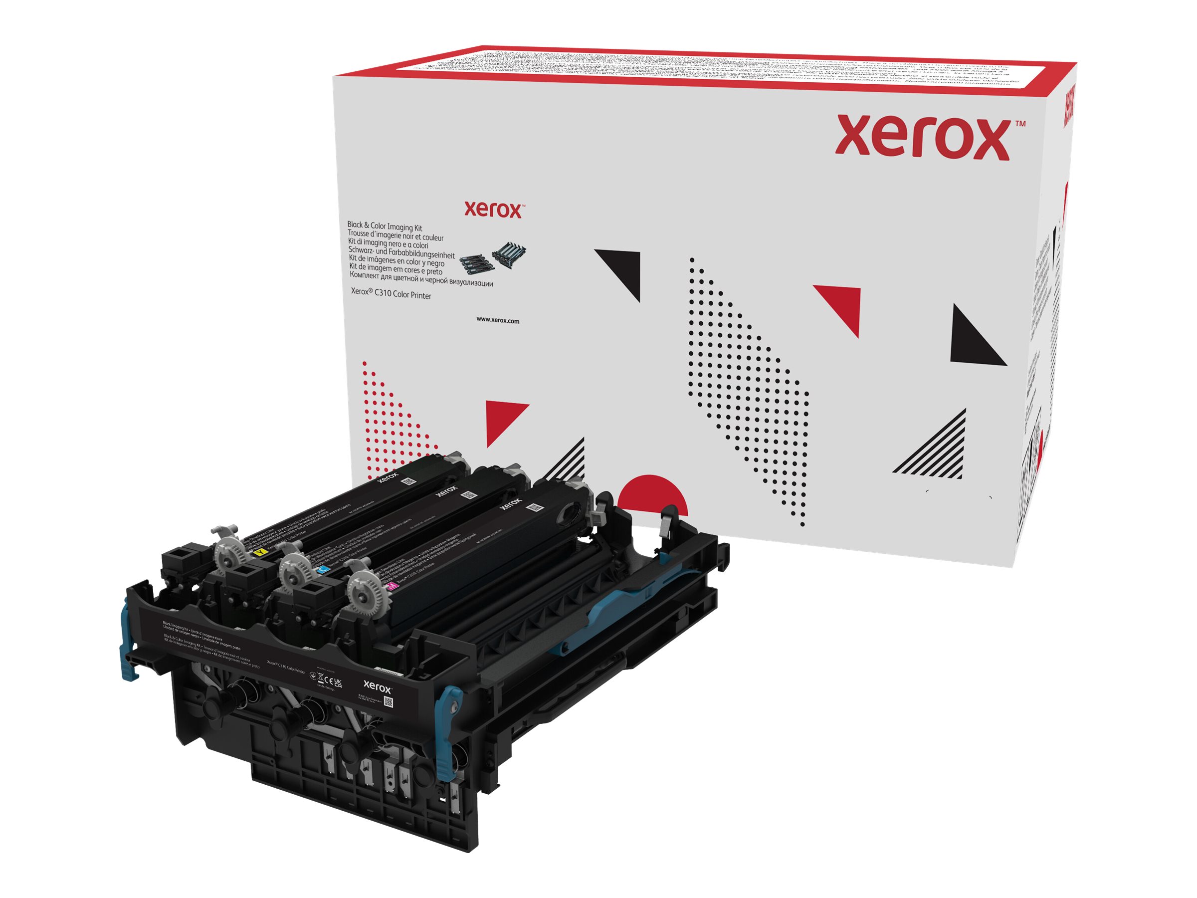 Xerox - black, colour - original - printer imaging kit