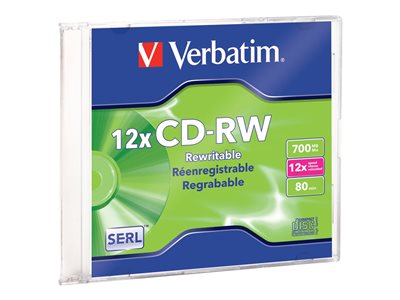 Verbatim - CD-RW - 700 MB (80min) 4x