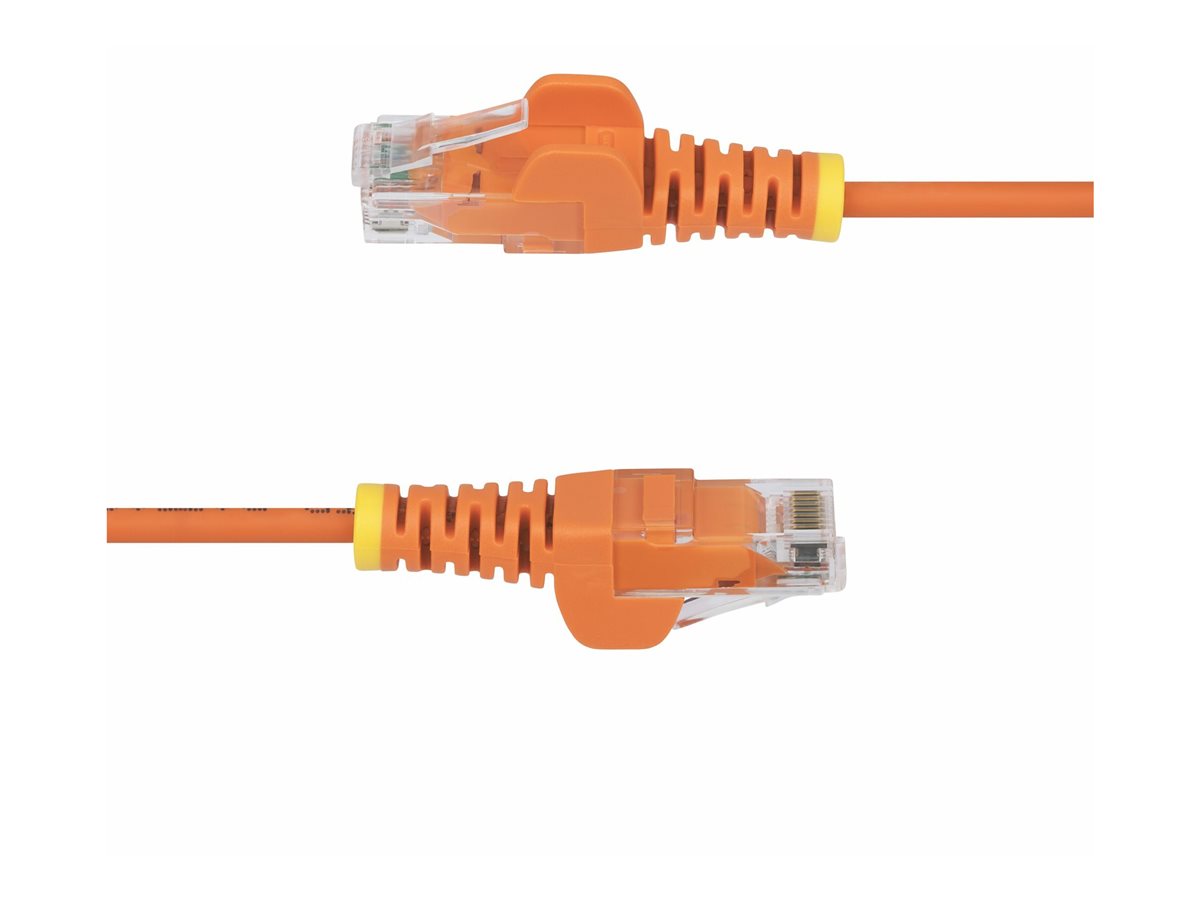 25cm Orange Slim CAT6 Ethernet Cable – foto 2