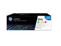 HP 304A CYM Tri-Pack LaserJet Toner Cart