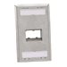 Panduit MINI-COM Stainless Steel Faceplate