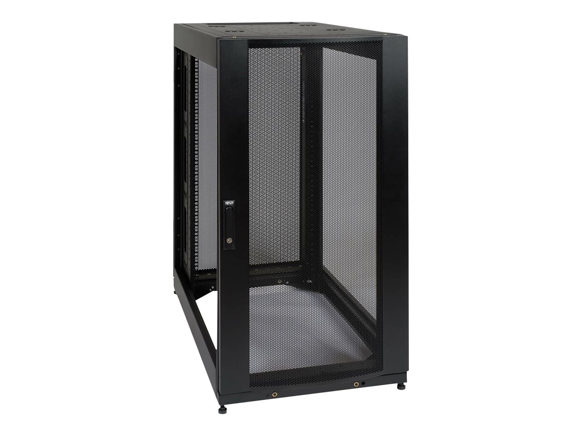 Tripp Lite 25U Rack Enclosure Server Cabinet Doors No Sides 3000lb Capacity