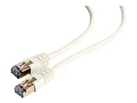 Cablexpert CAT 6 Kabel med folie og kobberfletning (FTP) 1m Patchkabel Hvid