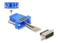 DeLOCK Assembly Kit Seriel adapter Blå