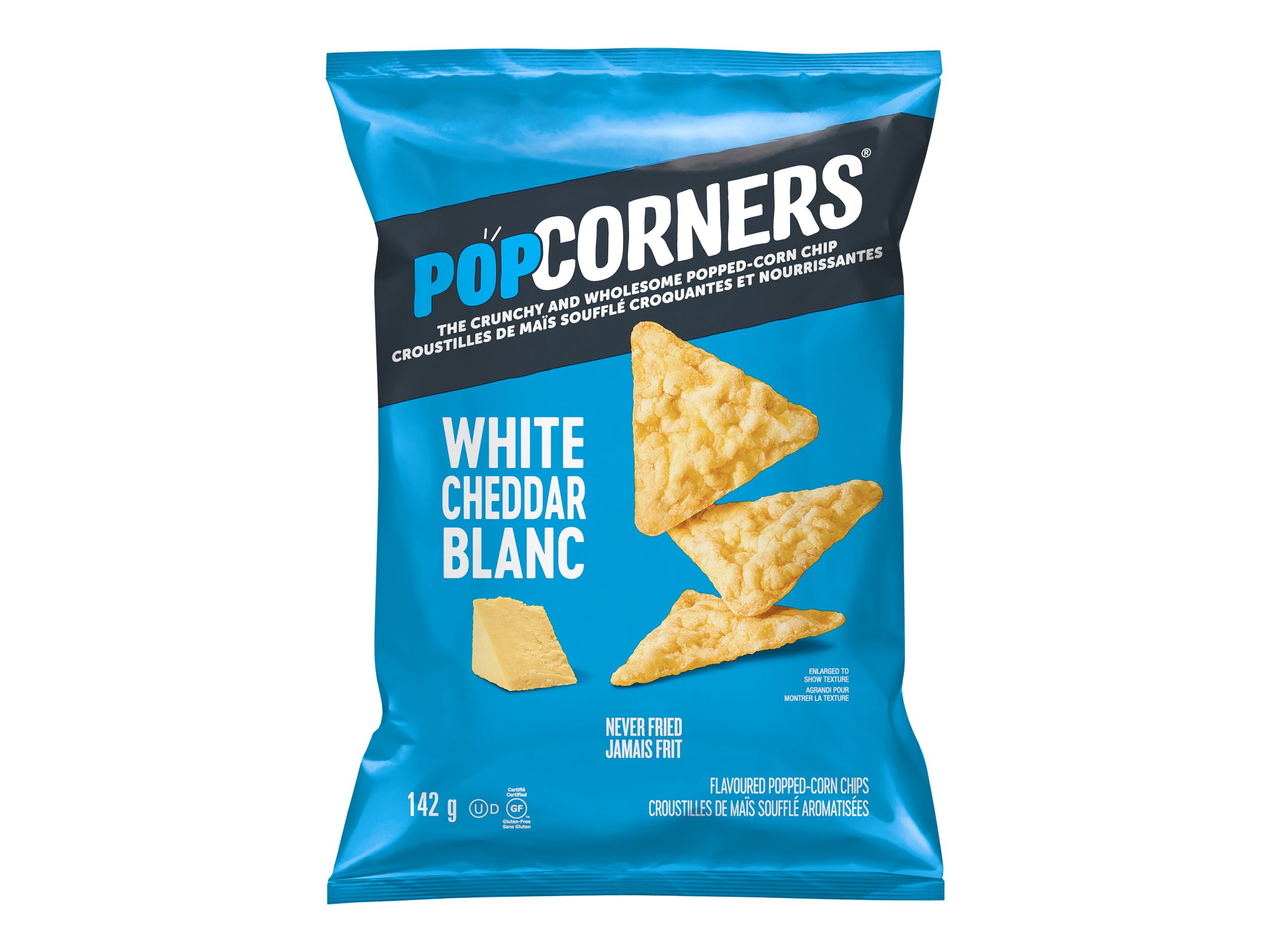 PopCorners Popped Corn Chips - White Cheddar - 142g