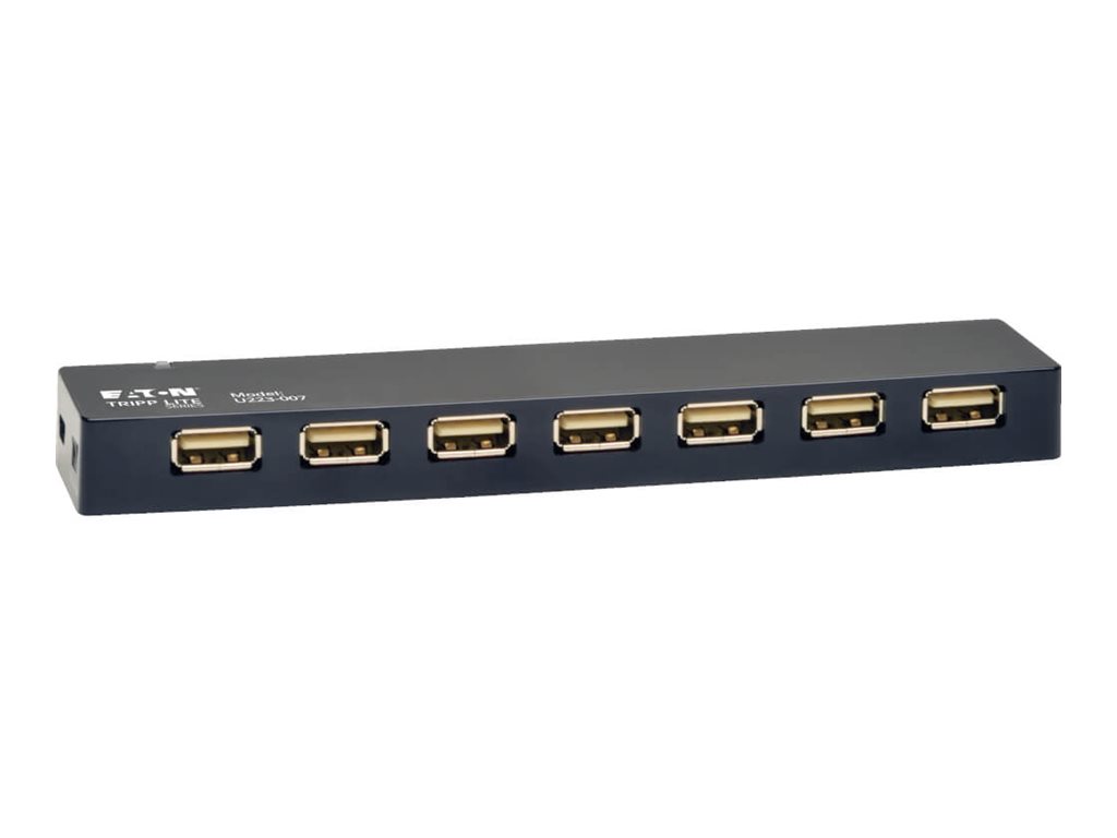 Tripp Lite 7-Port USB 2.0 Mobile Hi-Speed Hub Notebook Laptop Bus Power AC