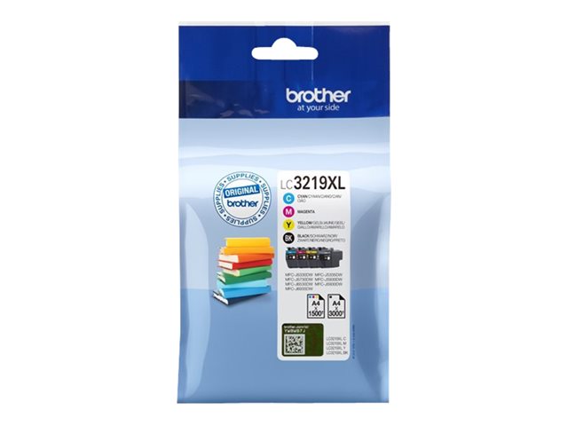 Image of Brother LC3219XL Value Pack - 4-pack - XL - black, yellow, cyan, magenta - original - ink cartridge