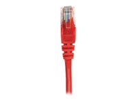 Intellinet Network Patch Cable, Cat5e, 3m, Red, CCA, U/UTP, PVC, RJ45, Gold Plated Contacts, Snagless, Booted, Lifetime Warranty, Polybag - patch cable - red