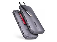 AXAGON HMC-12GM2 GEN2COMBO USB-C 3.2 Gen 2 / Thunderbolt 3 / Thunderbolt 4 Dockingstation