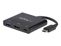 StarTech.com USB-C to HDMI Adapter - 4K 30Hz - Thunderbolt 3 Compatible - Power Delivery (USB PD) - USB C Adapter Converter (CDP2HDUACP) Dockingstation