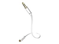 in-akustik Jack cable (f) Star MP3 Audio Cable Forlængerkabel til audio Hvid 1.5m
