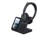 Yealink Workstation WH68 Kabel & trådløs Høretelefoner Sort