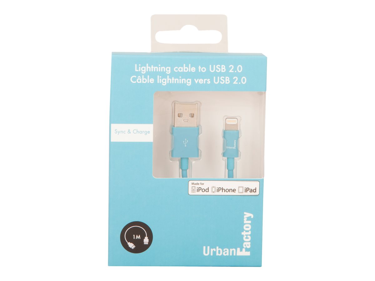 URBAN FACTORY CABLE LIGHTNING MFI 1M BLE