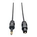Tripp Lite 10ft Toslink to Mini Toslink Ultra Thin Digital SPDIF Audio Cable 10