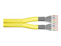 DIGITUS CAT 7a S/FTP 100m Installationskabel Yellow RAL 1016