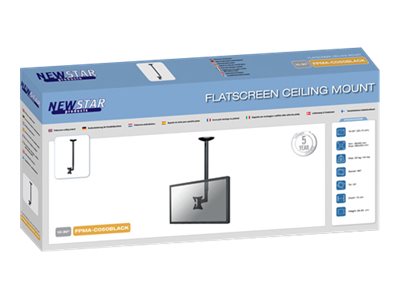 Neomounts FPMA-C050BLACK Support de plafond pour cran de 10-30" - h60-85 cm