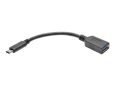 Tripp Lite 6 Inch USB 3.1 Gen 1 5 Gbps Cable USB Type-C USB-C to USB Type A M/F 6"
