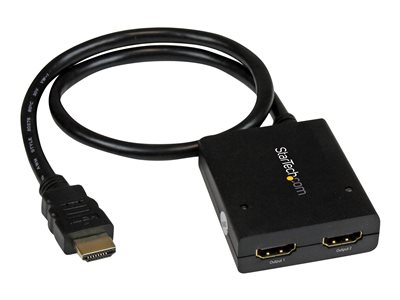 ustabil Dripping Landmand StarTech.com HDMI Cable Splitter - 2 Port - 4K 30Hz - Powered - HDMI Audio  / Video Splitter - 1 in 2 Out - HDMI 1.4