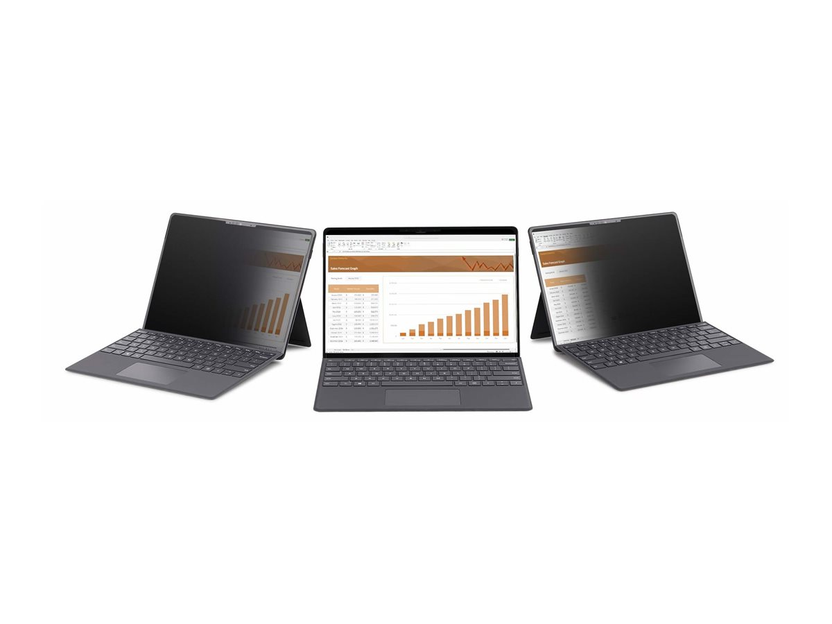 Startech 4-Way 12.4in Surface Laptop Go 1/2/3 Privacy Screen Filter Portrait/Landscape Product shot Multi-angle 78950