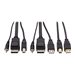Eaton Tripp Lite Series DisplayPort KVM Cable Kit 4K USB 3.5mm Audio 3xM/3xM USB M/M 6ft