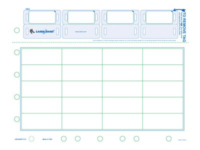 Zebra LaserBand 2 - (1000 sheet(s) wristband labels with ID tags