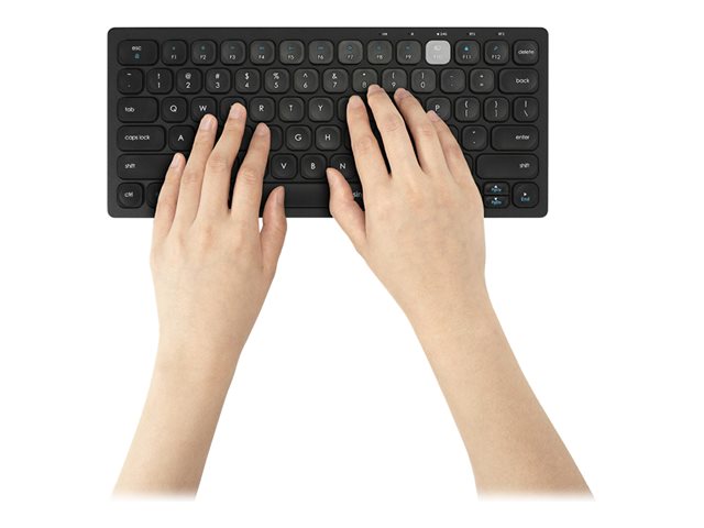 Kensington Multi-Device Dual Wireless Compact Keyboard - klávesnice - německá - černá Vstupní zařízení – foto 17