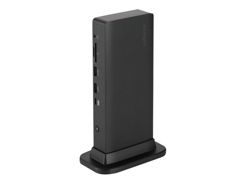 Kensington SD4849Pv docking station USB-C VGA 2 x HDMI DP++ Product shot Left-angle 79450