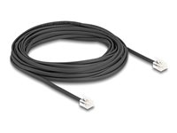 DeLOCK Telefonkabel 5m Sort